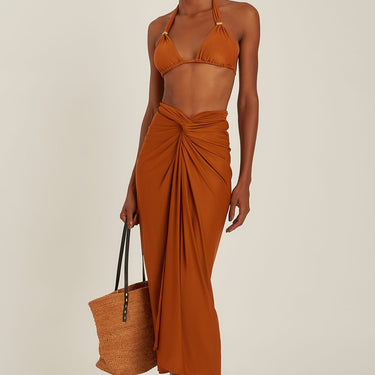 Niemeyer Hazelnut Knot Sarong strandtøj