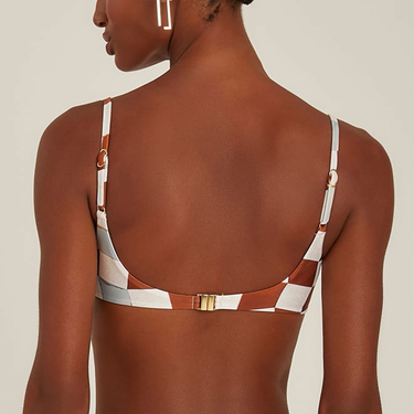 Niemeyer half cup bikini top