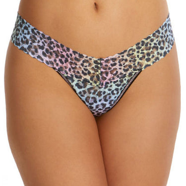 Rainbow Leopard low rise thong