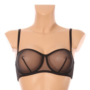 ERES Tulle Indiscrete bh stropløs black Sort 1