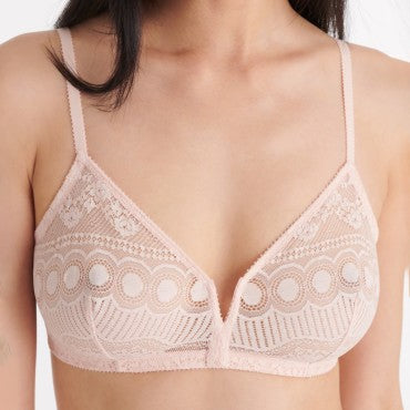 ERES Flore Fragrance bh uden bøjle trekants bh poudre rosee Lyserød 1