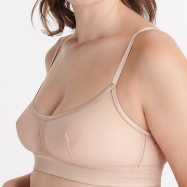 ERES Tulle Satine MUSE crop top bh uden bøjle trekants bh make up Beige 1