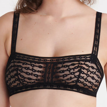 ERES Bubble SUBLIME crop top bh uden bøjle black Sort 1