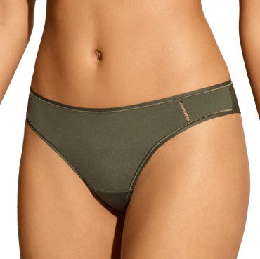 ERES Jersey Soyeux MIKA SOYEUSE tanga string trusse olive Grøn 1