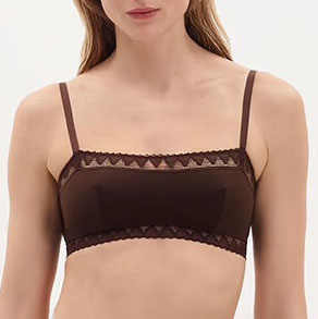Jersey Caresse DELICATESSE bh crop top