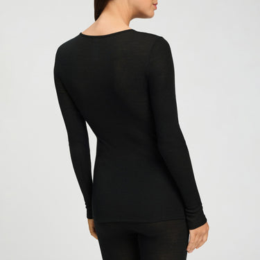 Woolen lace T-shirt langt ærme