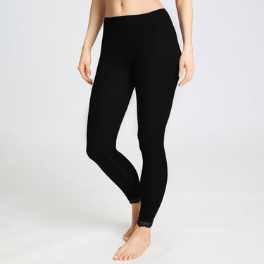 Woolen lace leggings