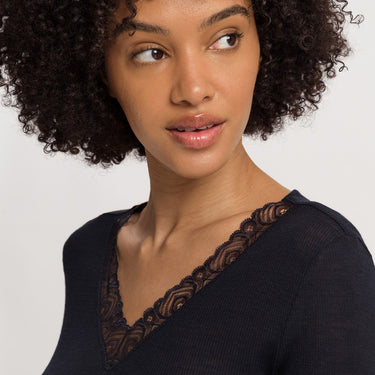 Woolen Lace T-Shirt langt ærme