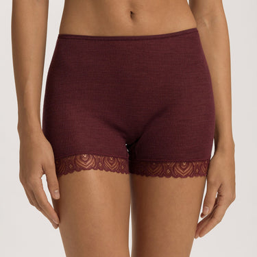 Woolen Lace boyleg shorts trusse