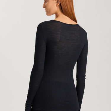 Woolen Lace T-Shirt langt ærme