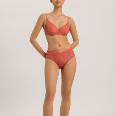 Hanro Hedy Midi klassisk rio trusse apricot Orange 3