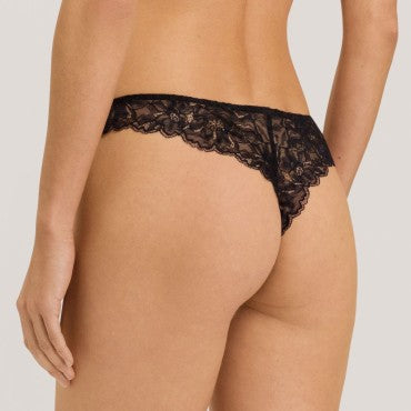 Hanro Solene string black Sort 3