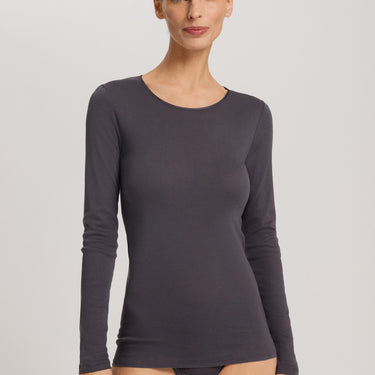 Cotton Seamless T-Shirt langt ærme