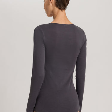 Cotton Seamless T-Shirt langt ærme
