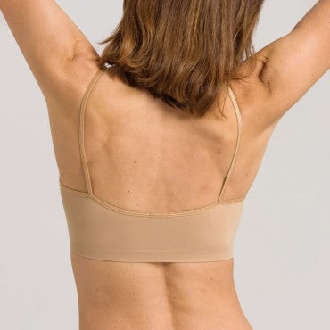 Hanro Touch Feeling bh uden bøjle crop top beige Beige 3