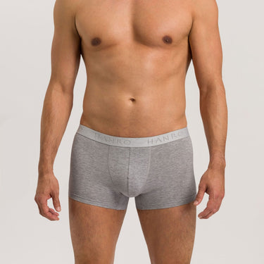 ANNE SAX Cotton Essentials 2 stk logo herre-shorts light melange Grå 1