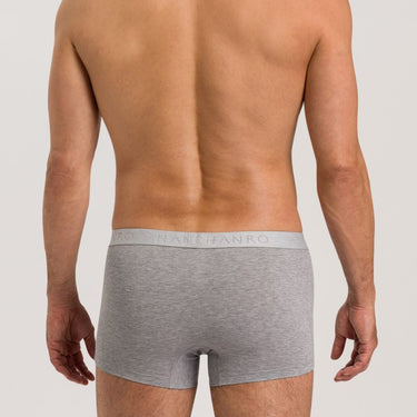 ANNE SAX Cotton Essentials 2 stk logo herre-shorts light melange Grå 3