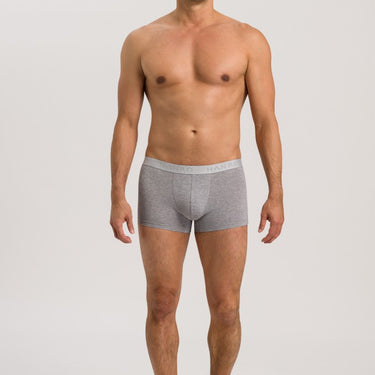 ANNE SAX Cotton Essentials 2 stk logo herre-shorts light melange Grå 2
