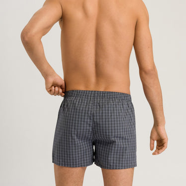Hanro Fancy Woven boxers herre-shorts casual check sort 2