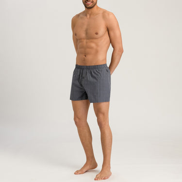 Hanro Fancy Woven boxers herre-shorts casual check sort 3