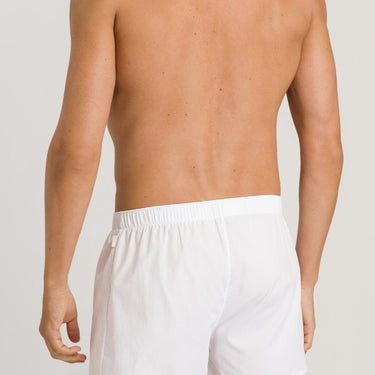 Hanro Fancy Woven boxers herre-shorts white Hvid 3