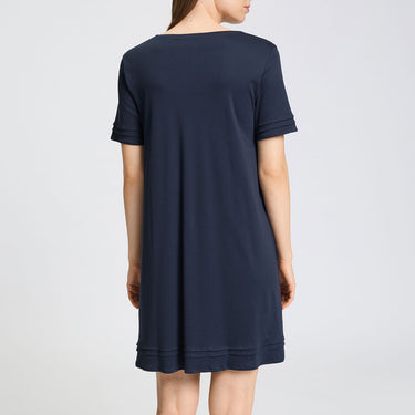 Pilar natkjole kort ærme 95 cm