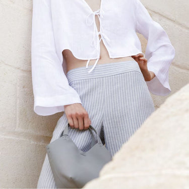 Rigato loungewear bomuld lange bukser