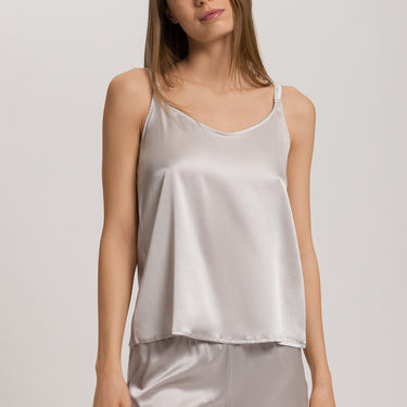 Grand Central vævet silke spaghetti top