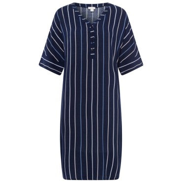 Hanro Favourites natkjole langt ærme loungy stripe 3