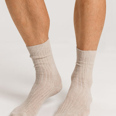 Hanro Hanro Socks uld/cashmere desert beige Beige 3