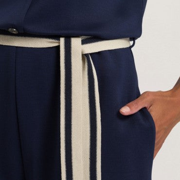 Hanro Madeleine loungewear buksedragt jumpsuit deep navy Blå 3