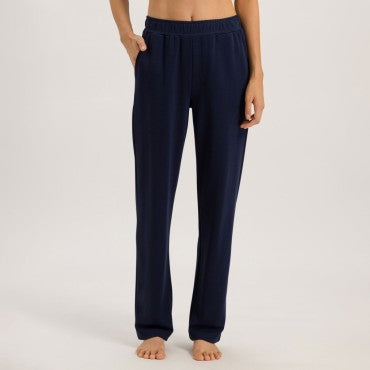 Hanro Madeleine loungewear lange bukser deep navy Blå 1