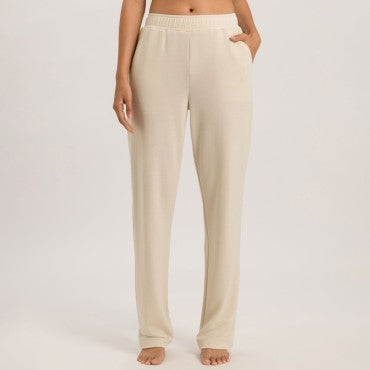Hanro Madeleine loungewear lange bukser warm sand 1