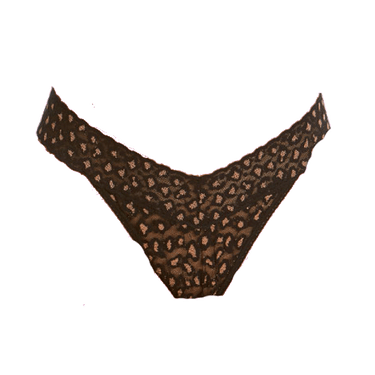 Crossdyed Leopard low rise thong