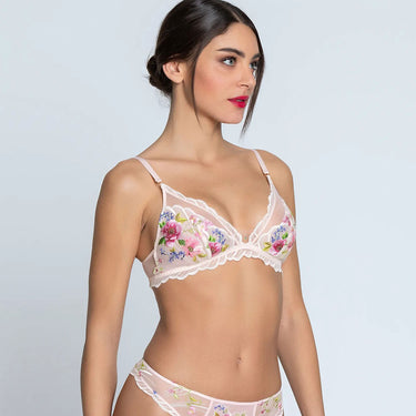 Lise Charmel Libertine en Fleurs bh uden bøjle trekants bh libre eclosio blomster 2