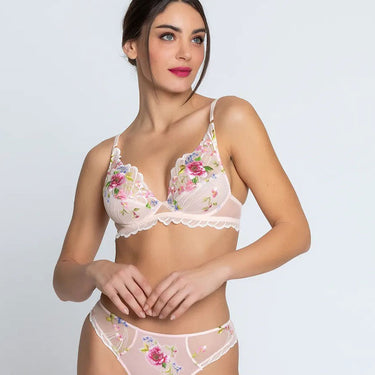 Lise Charmel Libertine en Fleurs vatteret bh dybt V libre eclosio blomster 1