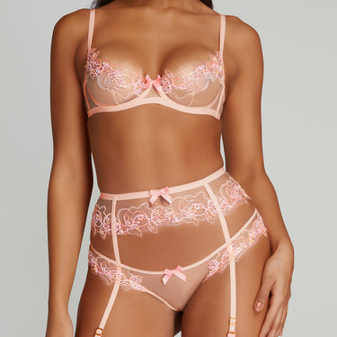 Agent Provocateur Lindie strømpeholder pink/orange Lyserød 1