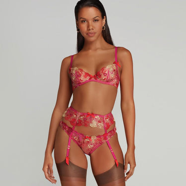 Agent Provocateur Zuri strømpeholder fuchsia/red/gold fuch/red/gold Multi 2