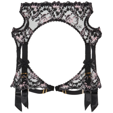 Lana strømpeholder Black/Pink