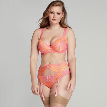 Agent Provocateur Yara strømpeholder pink pink/orange Lyserød 1