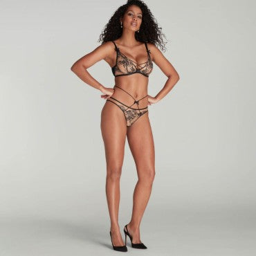 Agent Provocateur Kalia bh med bøjle black/sand Sort 3