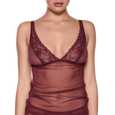 Viola Sky Miss Bloomy camisole bordeaux Rød 1