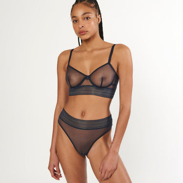 ELSE Lingerie Bare string midnight BlĂĄ 2