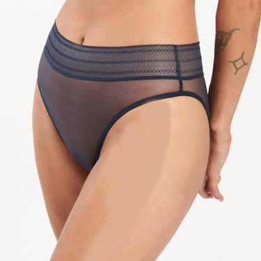ELSE Lingerie Bare klassisk rio trusse midnight BlĂĄ 1