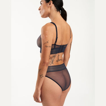 ELSE Lingerie Bare klassisk rio trusse midnight BlĂĄ 3