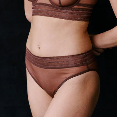 ELSE Lingerie Bare klassisk rio trusse merlot Rød 1