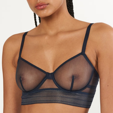 ELSE Lingerie Bare bh long line midnight Blå 1