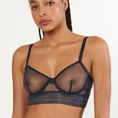 ELSE Lingerie Bare bh long line midnight Blå 2