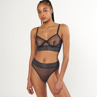 ELSE Lingerie Bare bh long line midnight Blå 3