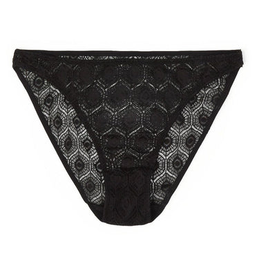 ELSE Lingerie Cobweb klassisk rio trusse black Sort 3